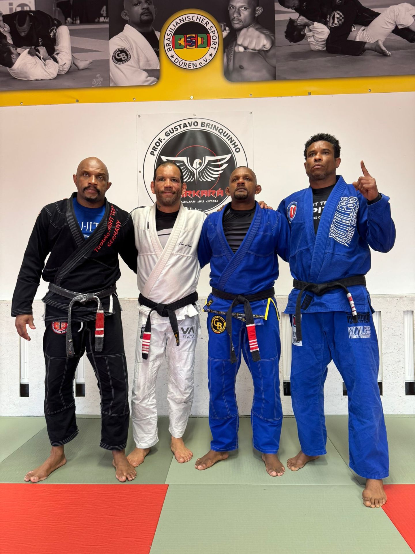 BJJ Oberhausen – Schwarzgurte mit Mestres
