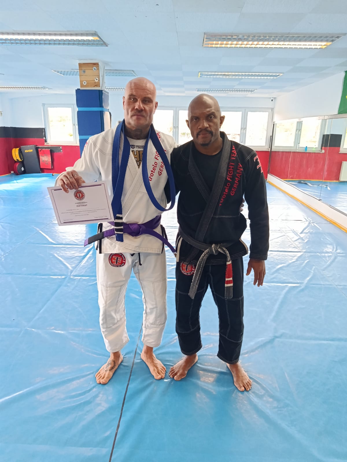 BJJ Zertifikat Oberhausen – Tiroteio Fight Team Germany