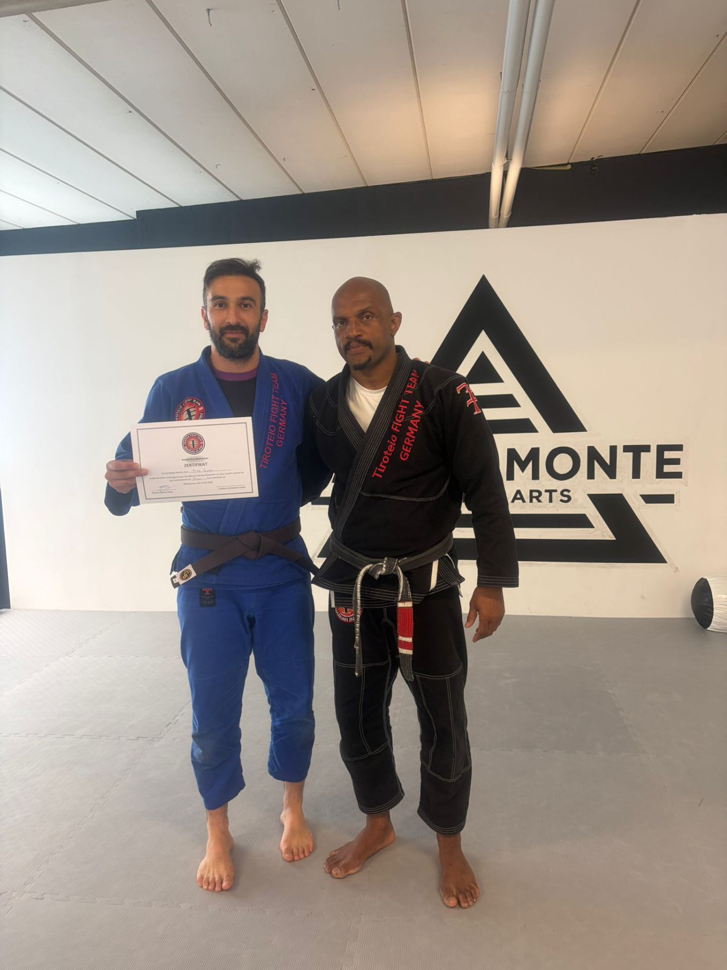 BJJ Zertifikat – Tiroteio Fight Team Germany